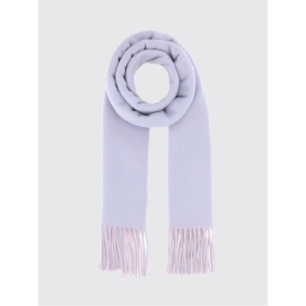 Burberry Men Pure Cashmere Scarf Burberry With Fringed Edges